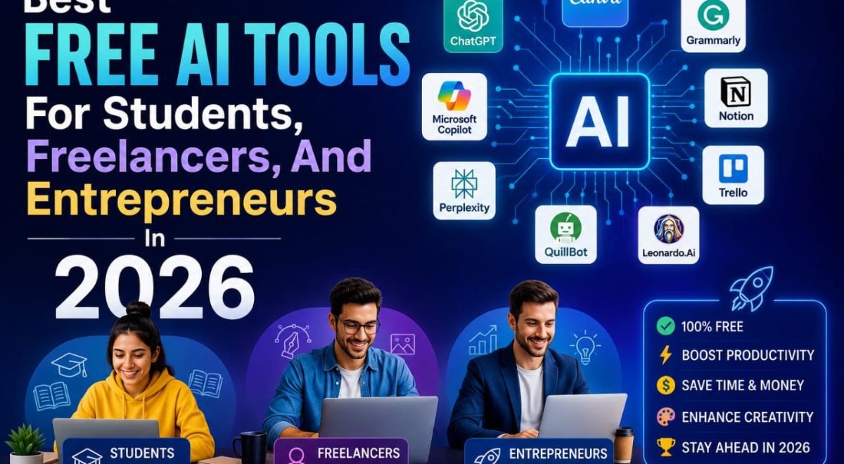 Best Free AI Tools for Students, Freelancers, and Entrepreneurs in 2026