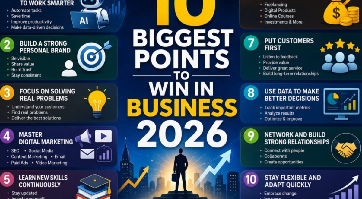 10 Biggest points to win in Business in 2026